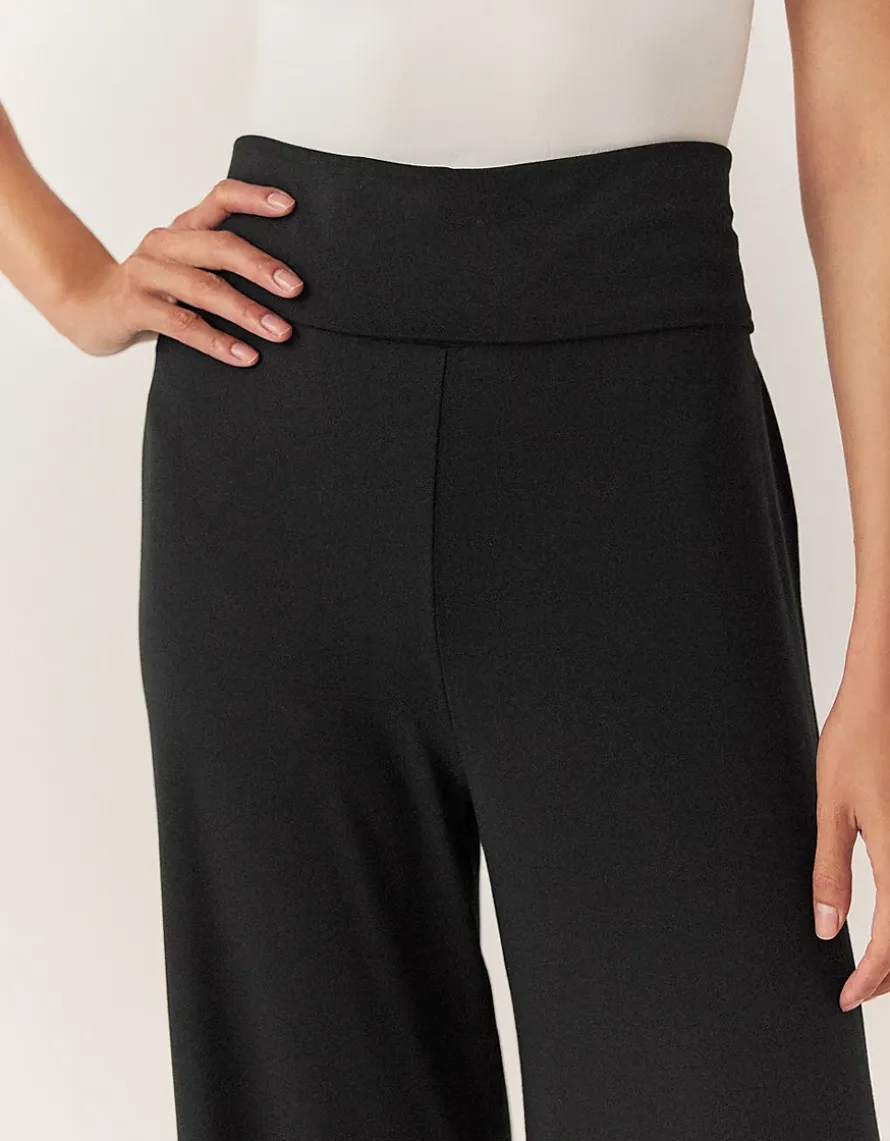 Roll Top Wide Leg Lounge Trousers