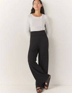 Roll Top Wide Leg Lounge Trousers
