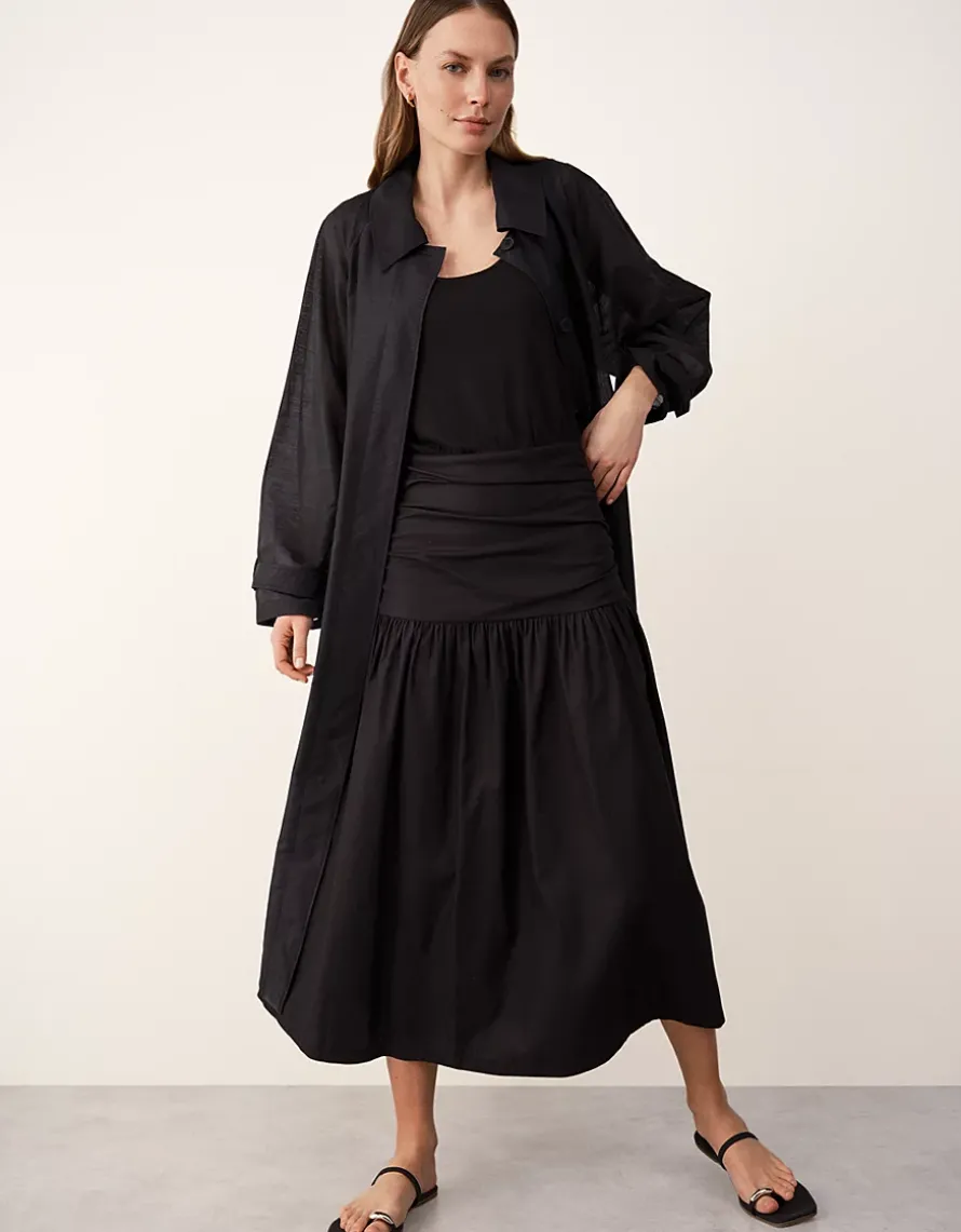 Ruched Seam Dress