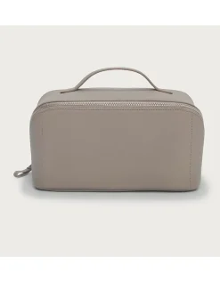 Saffiano Leather Fold Out Make Up Case