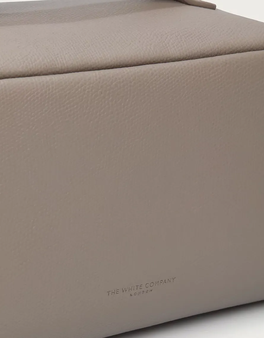 Saffiano Leather Fold Out Make Up Case
