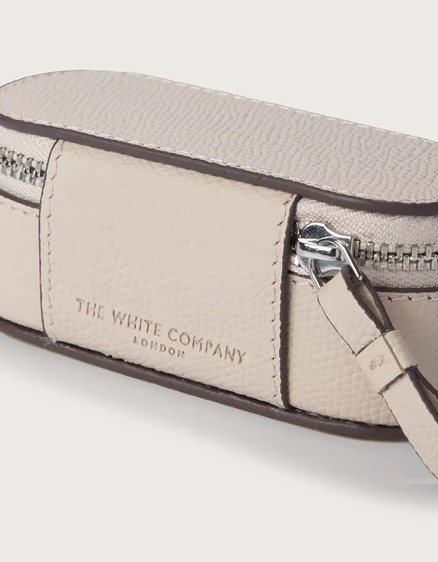 Saffiano Leather Mini Travel Jewellery Case