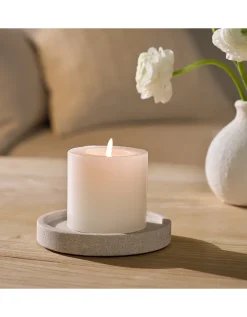 Sandstone Candle Plate – Medium