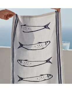 Sardines Tea Towel