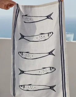 Sardines Tea Towel