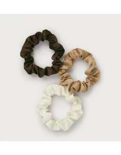 Satin Scrunchies – Set of 3