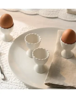 Scalloped Egg Cups – Set of 4