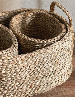 Seagrass Nested Baskets – Set of 3