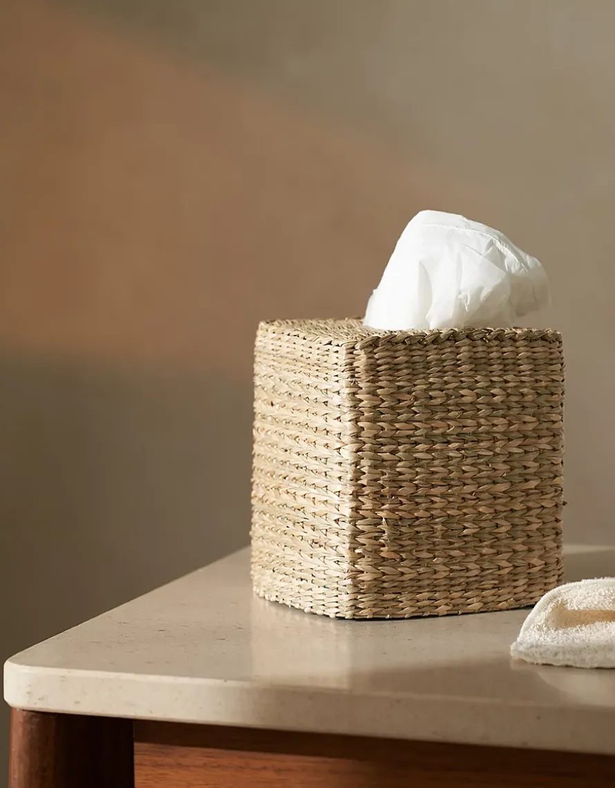 Seagrass Tissue Box Cover