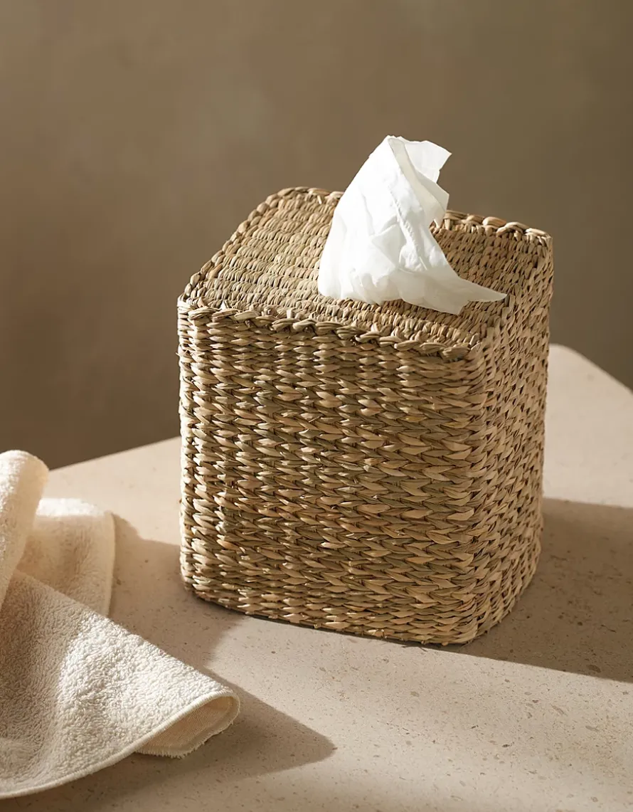 Seagrass Tissue Box Cover