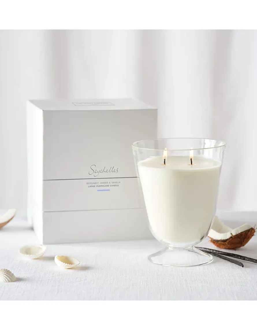 Seychelles Glass Large Candle