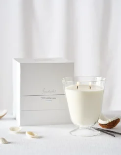 Seychelles Glass Large Candle
