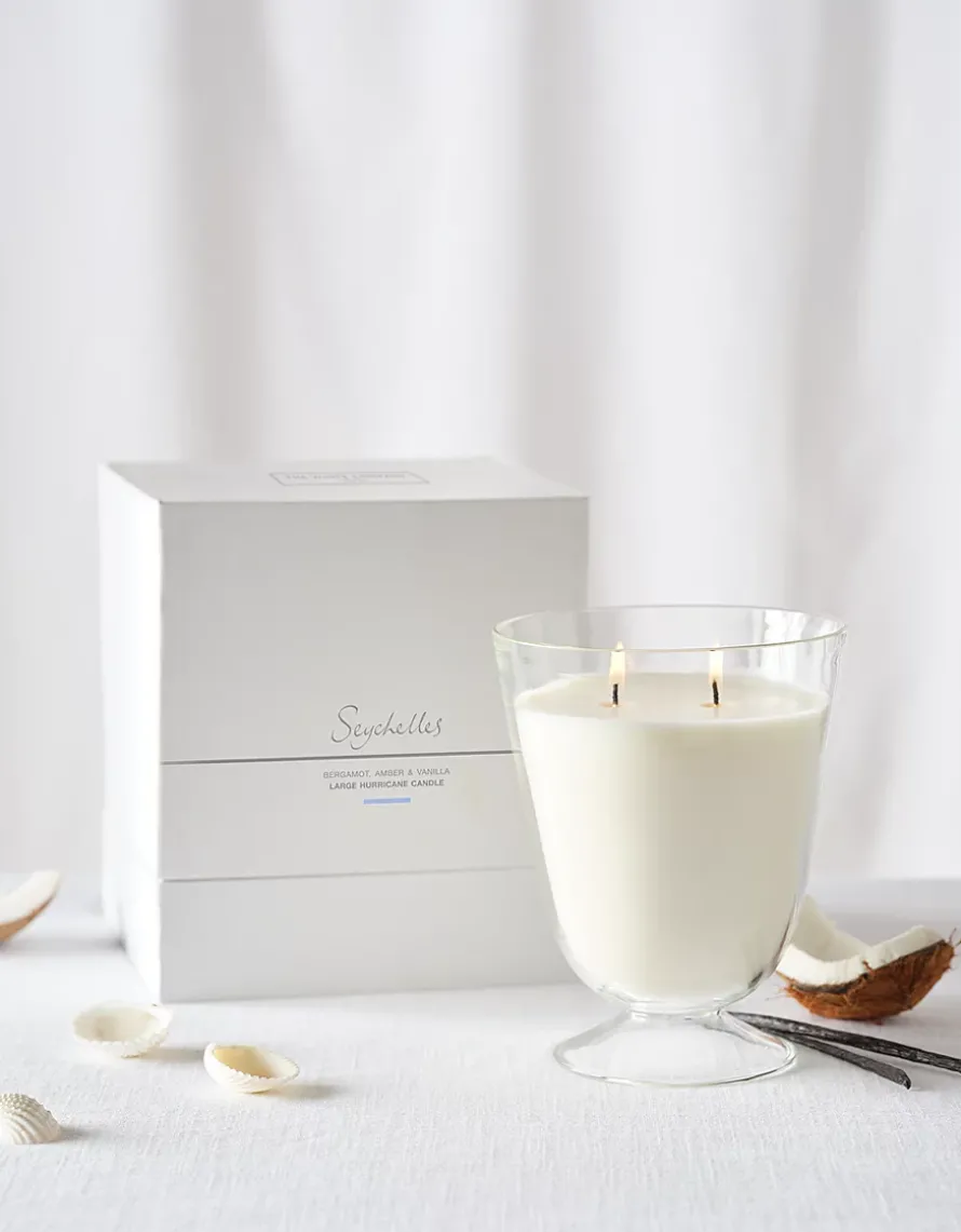 Seychelles Glass Large Candle