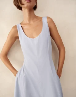 Shaped Scoop Neck Dress