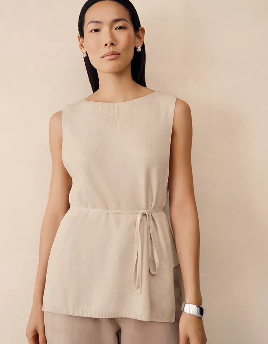Side Tie Tunic with Cashmere