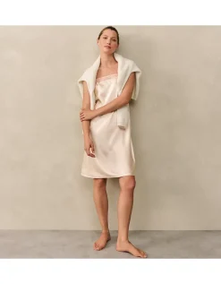 Silk Lace Square Neck Cami Nightdress