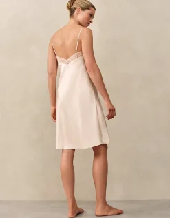 Silk Lace Square Neck Cami Nightdress