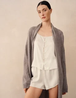 Silk Scalloped Edge Short Pyjama Set