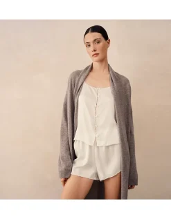 Silk Scalloped Edge Short Pyjama Set