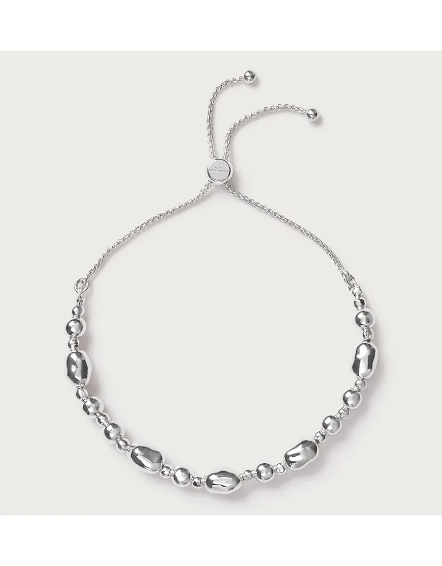 Silver Droplet Friendship Bracelet