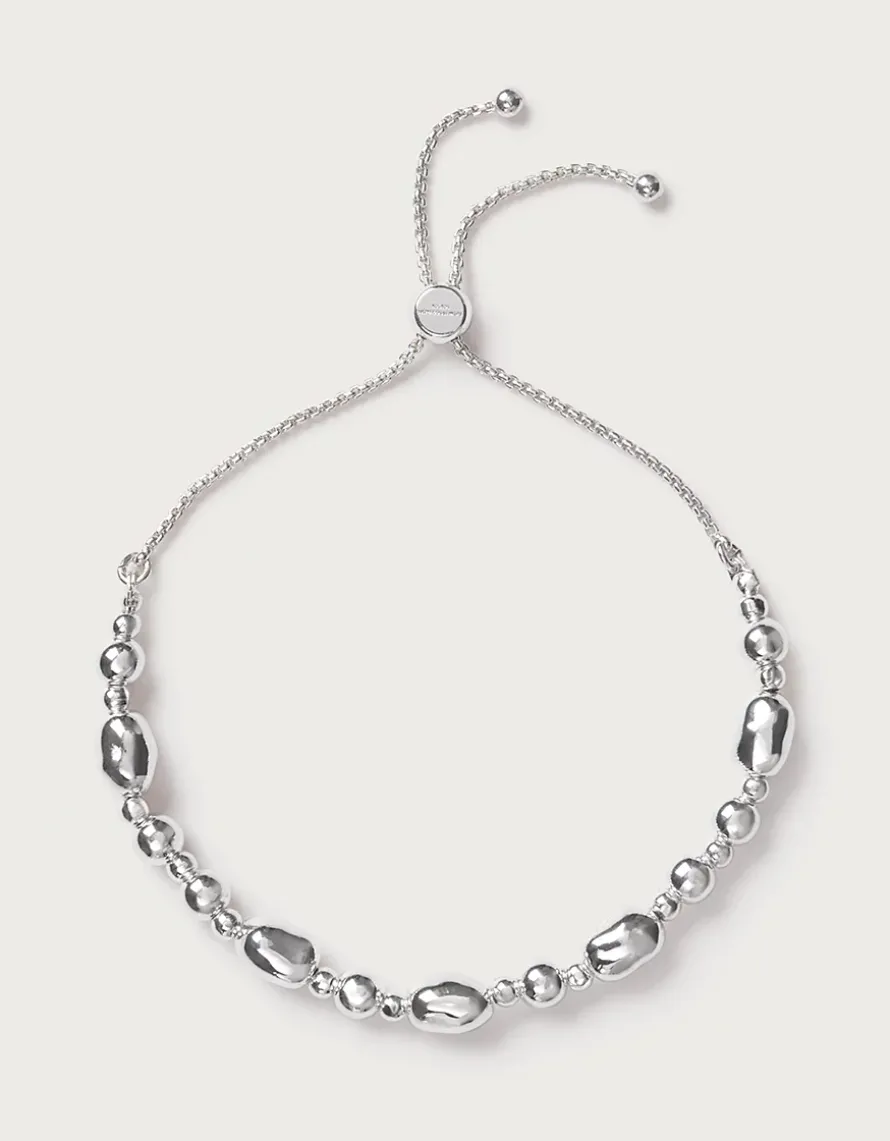 Silver Droplet Friendship Bracelet