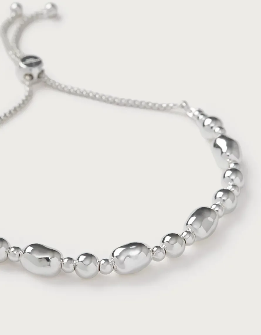 Silver Droplet Friendship Bracelet