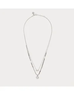 Silver Plated Delicate Beaded Necklace