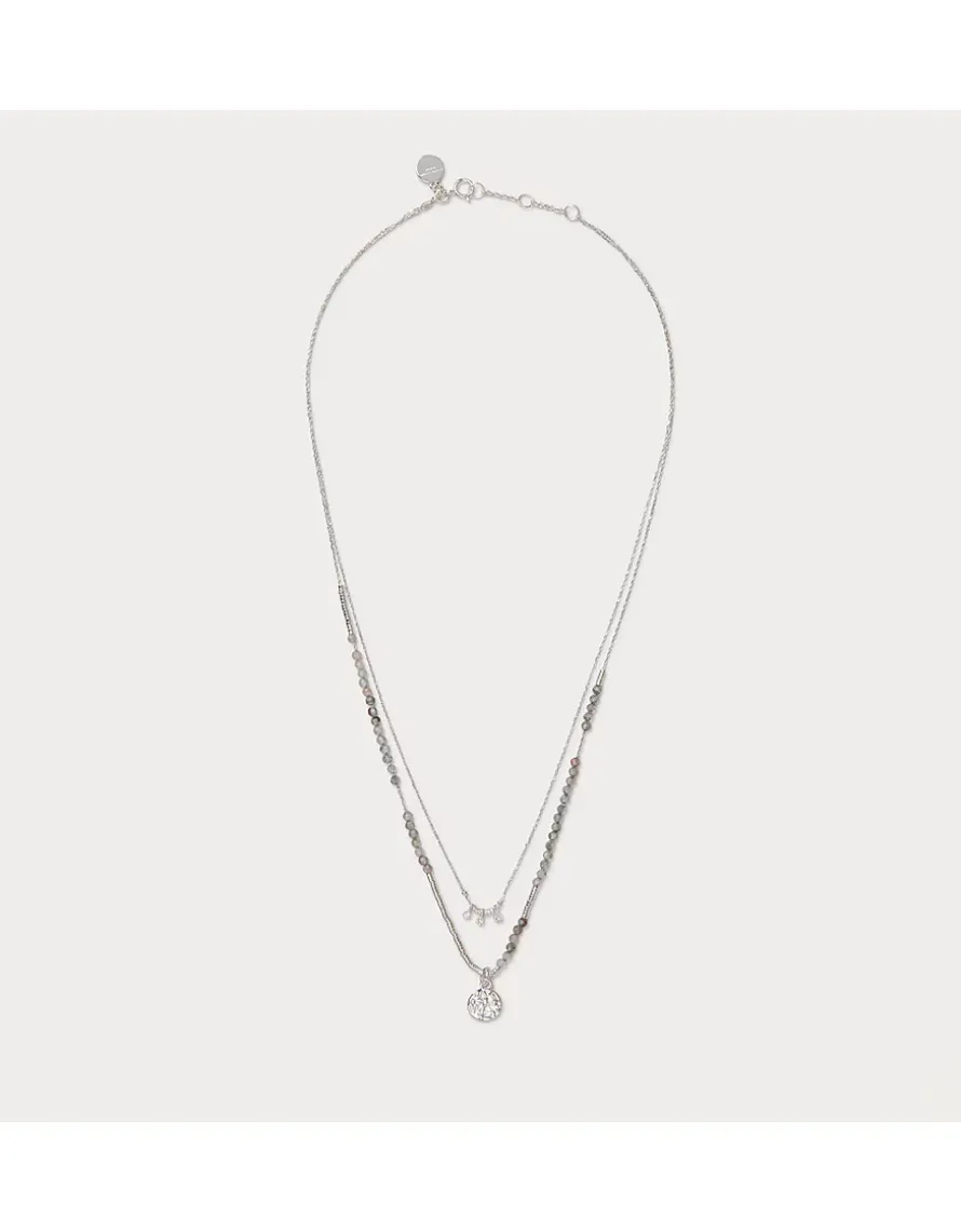 Silver Plated Delicate Beaded Necklace