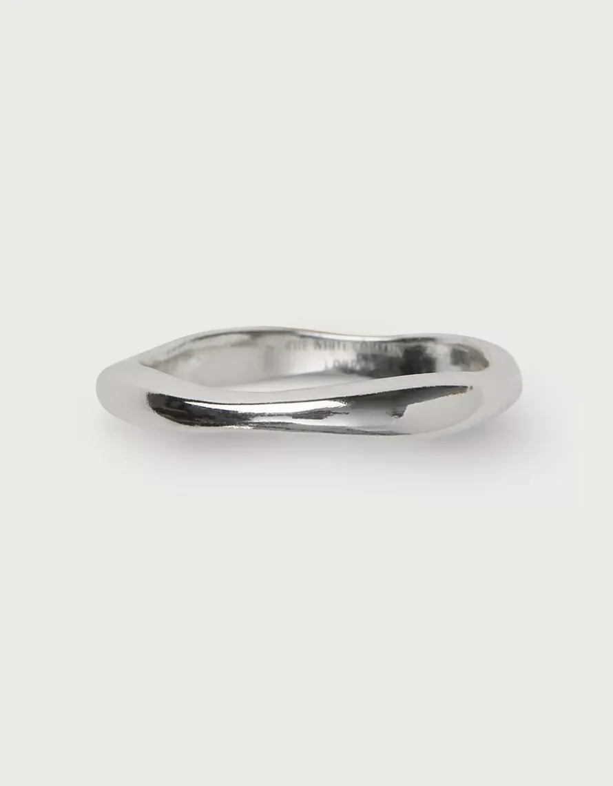 Silver Plated Hammered Ring
