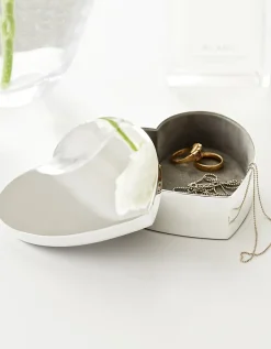 Silver Plated Heart Box
