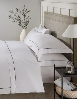 Single Row Cord 200 Thread Count Egyptian Cotton Bed Linen Collection