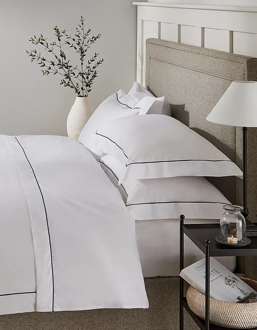 Single Row Cord 200 Thread Count Egyptian Cotton Bed Linen Collection