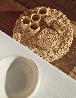 Sisal Napkin Rings – Set of 4