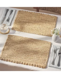 Sisal Rectangular Placemats – Set of 2