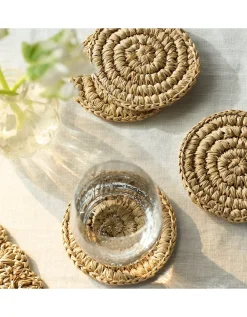 Sisal Round Coasters – Set of 4