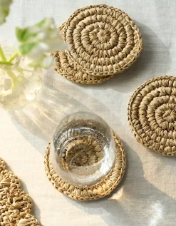Sisal Round Coasters – Set of 4