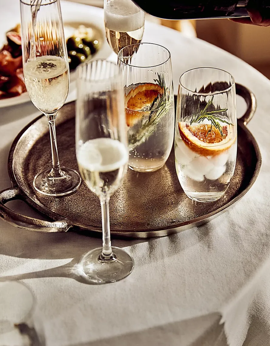Skye Optic Champagne Flutes – Set of 4