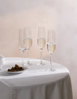 Skye Optic Champagne Flutes – Set of 4
