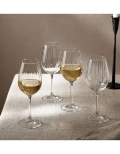 Skye Optic Wine Glasses – Set of 4