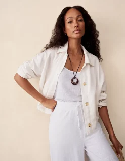 Strappy Linen Jersey Vest