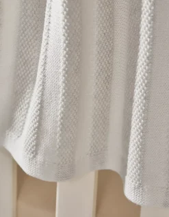 Stripe Cotton Cashmere Baby Blanket