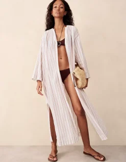 Stripe Relaxed Shirt Dress