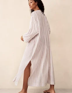 Stripe Relaxed Shirt Dress