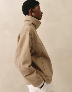 Suede Batwing Jacket