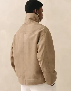 Suede Batwing Jacket