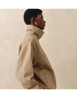 Suede Batwing Jacket