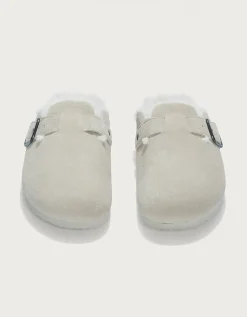Suede Corkbed Mule Slipper