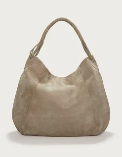 Suede Hobo Bag
