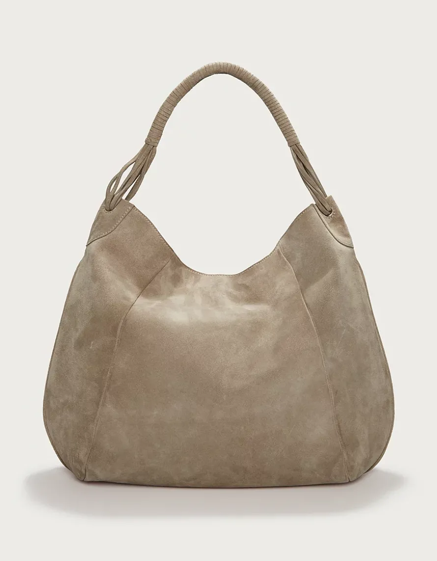 Suede Hobo Bag