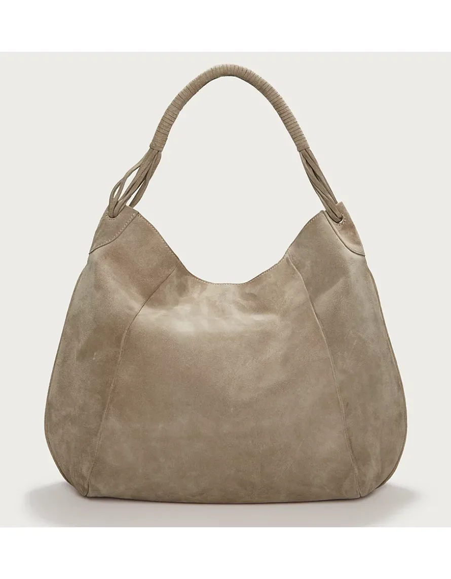 Suede Hobo Bag